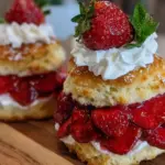 fluffy fresh strawberry shortcake - featured image