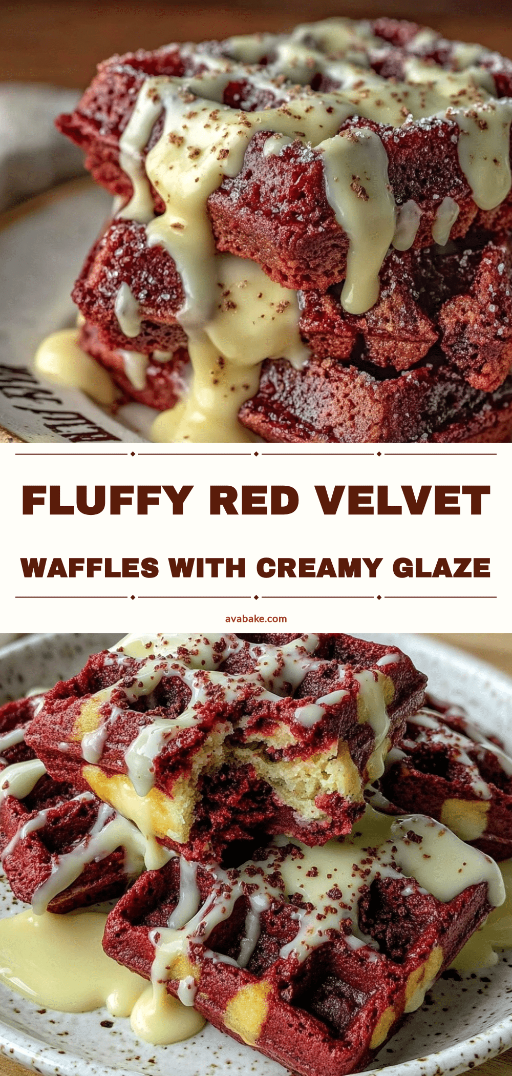 fluffy red velvet waffles recipe