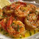 garlic butter shrimp scampi - featured image