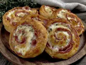 ham and cheese crescent roll-up pinwheels - featured image
