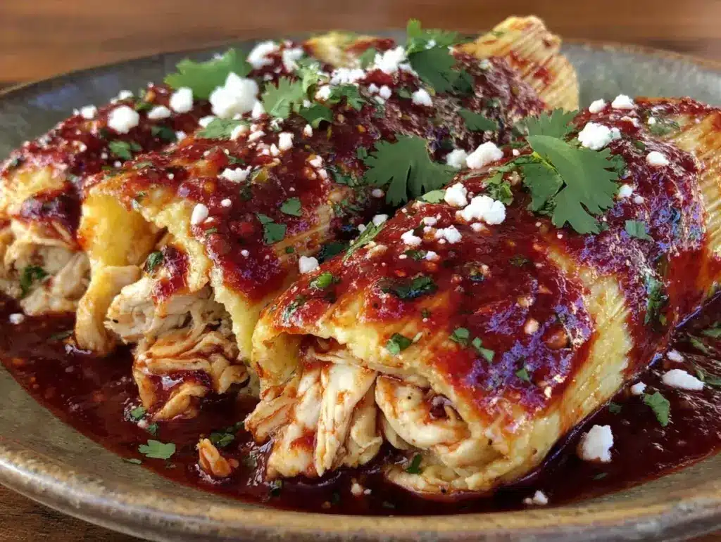 homemade chicken tamales - featured image