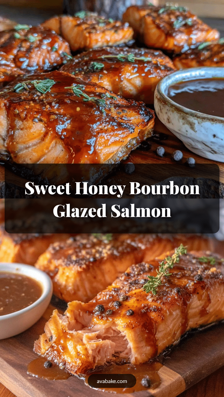 honey bourbon glazed grilled salmon recipe