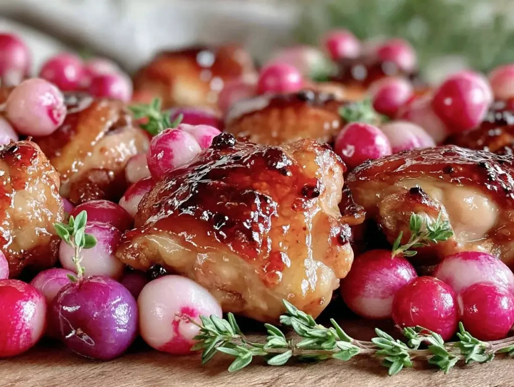 honey mustard sheet pan chicken - featured image