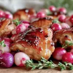 honey mustard sheet pan chicken - featured image