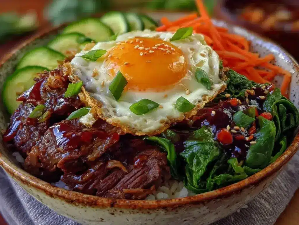 Korean Beef Bibimbap Bowl - featured image
