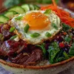 Korean Beef Bibimbap Bowl - featured image