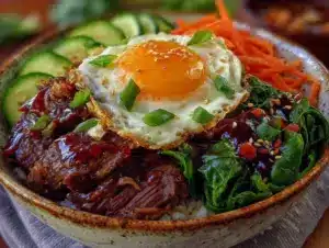 Korean Beef Bibimbap Bowl - featured image