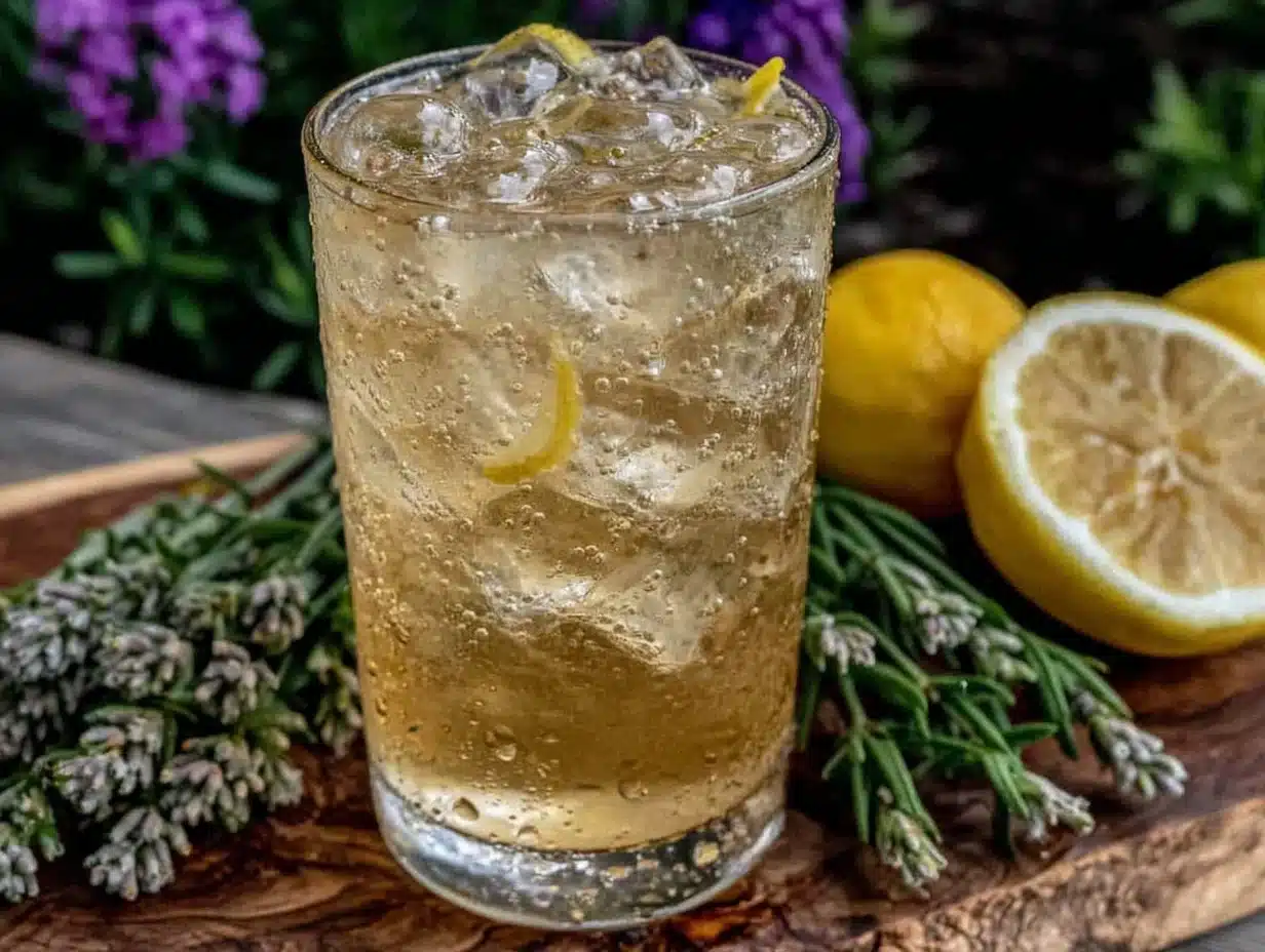lavender honey lemonade - featured image
