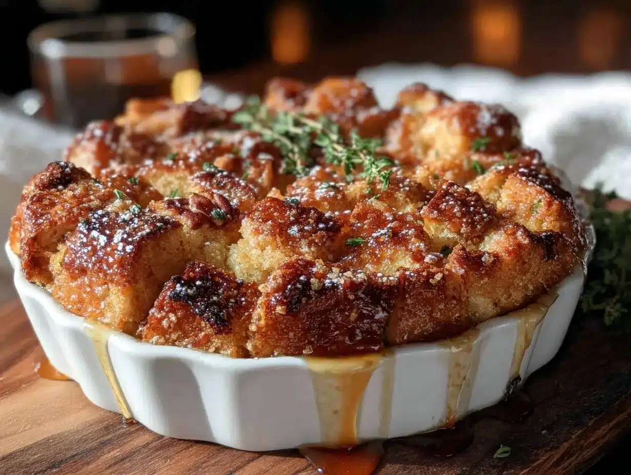 maple bourbon french toast bake preparation steps
