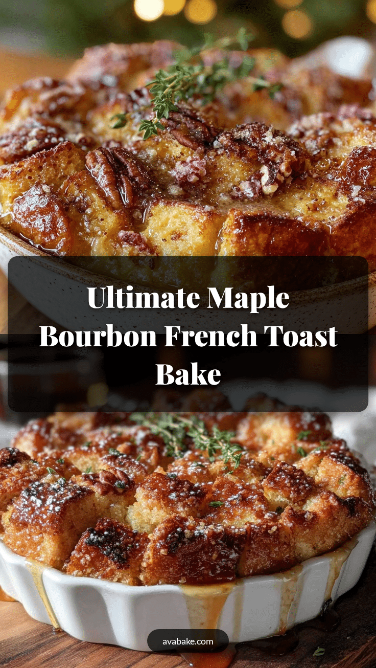 maple bourbon french toast bake recipe