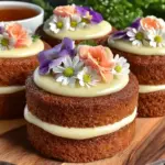 mini floral naked cakes - featured image