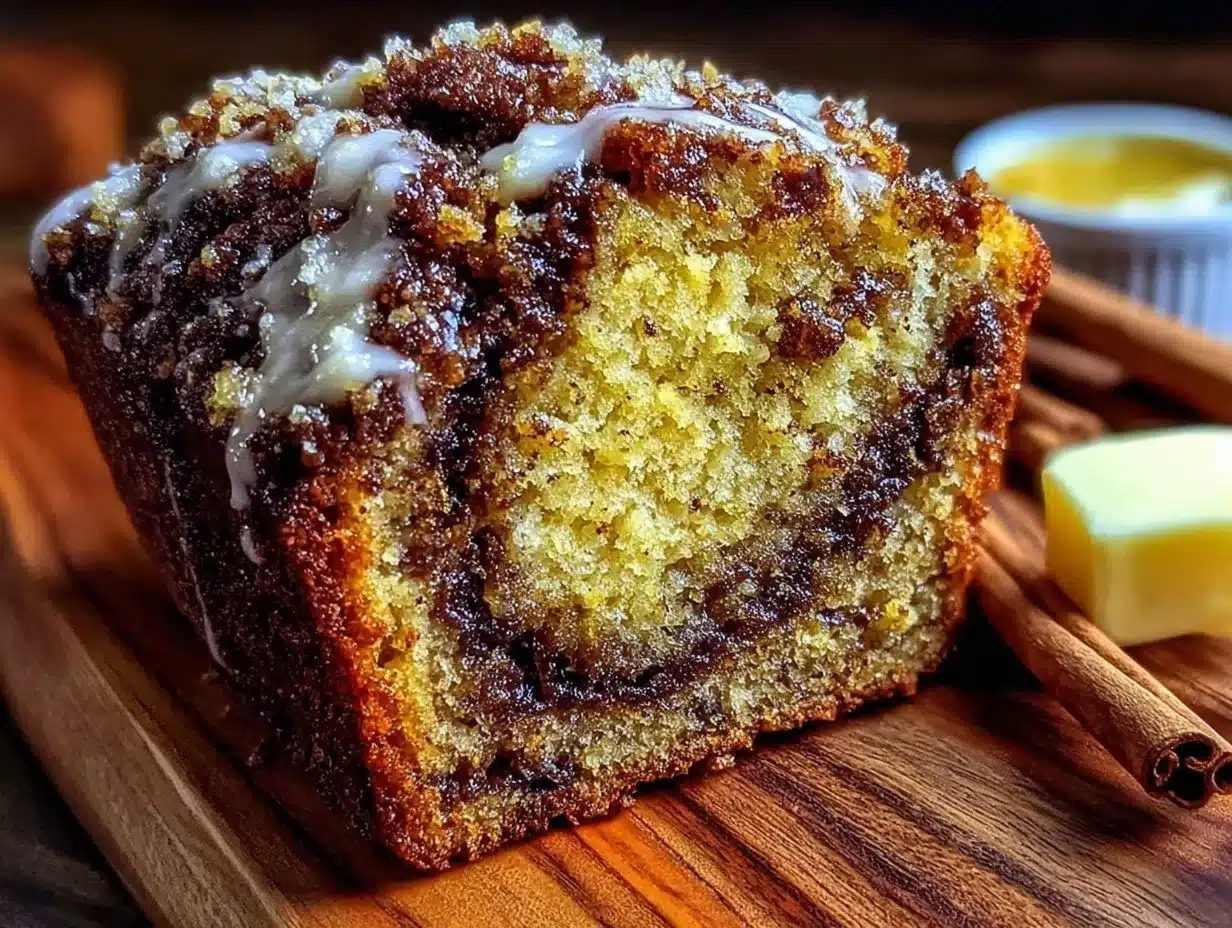 moist cinnamon swirl banana bread preparation steps