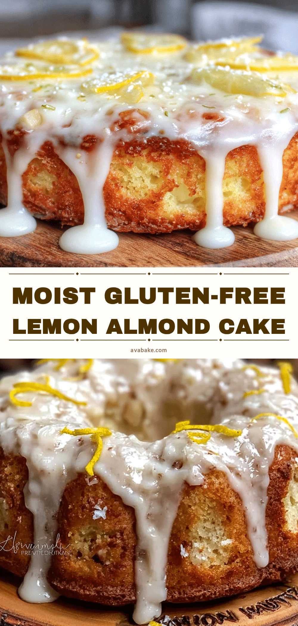 moist gluten-free lemon almond cake recipe