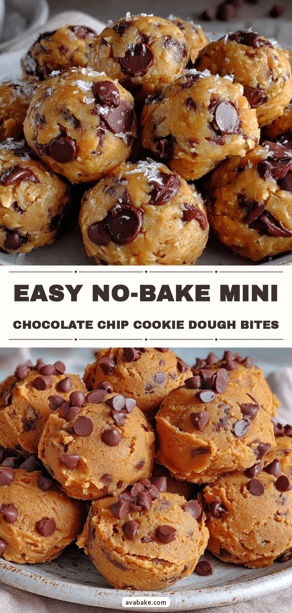 no-bake cookie dough bites recipe