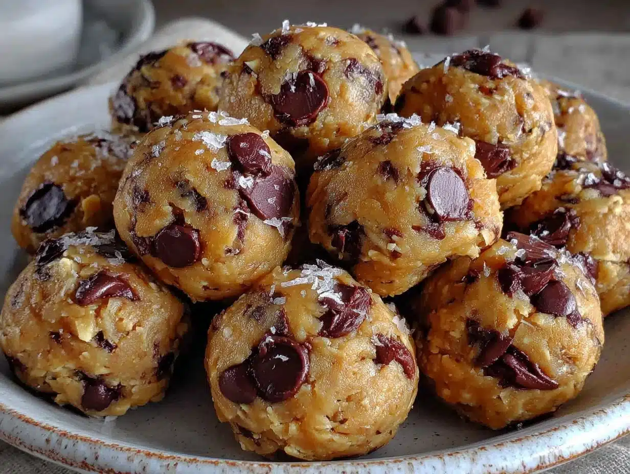 no-bake cookie dough bites - featured image