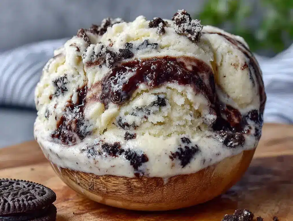 no-churn Oreo ice cream - featured image