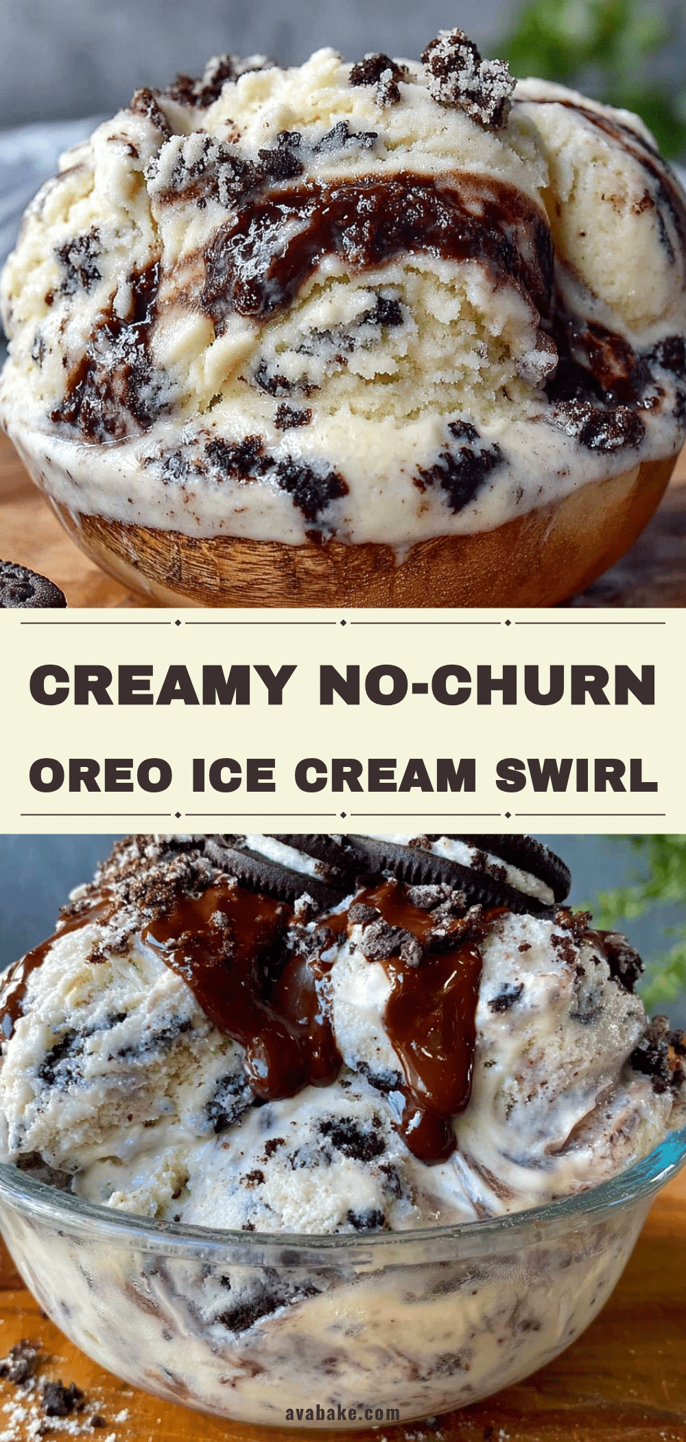 no-churn Oreo ice cream recipe