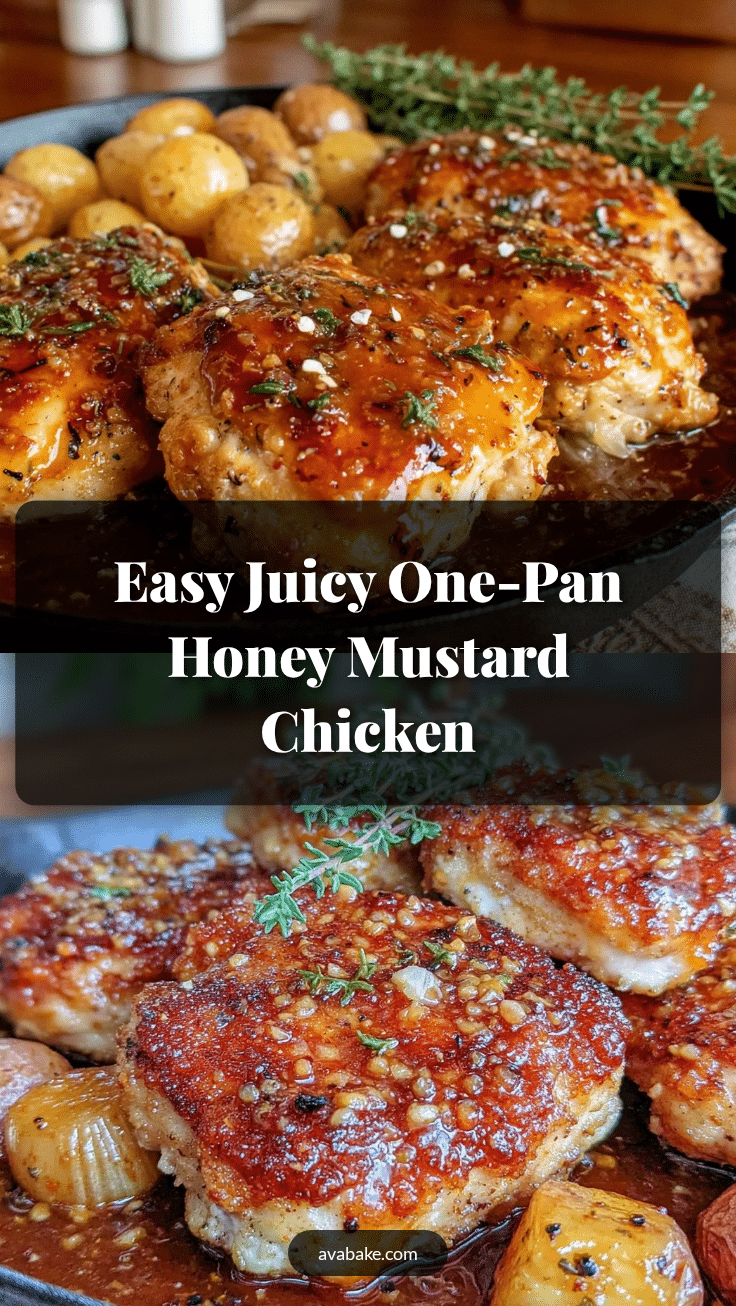 one-pan honey mustard chicken breasts recipe