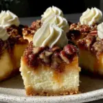 pecan pie cheesecake bars - featured image