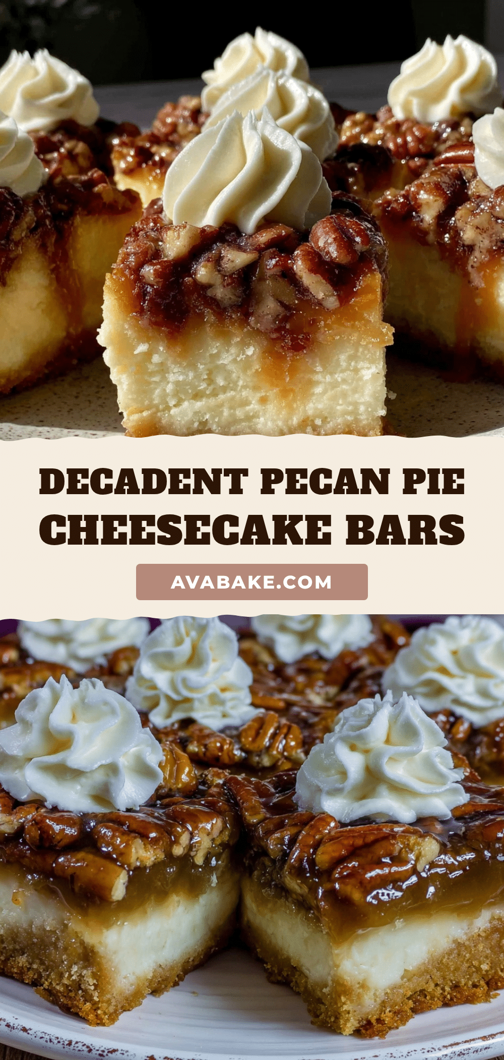 pecan pie cheesecake bars recipe