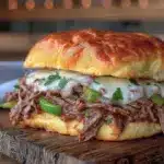 Philly cheesesteak sloppy joes - featured image