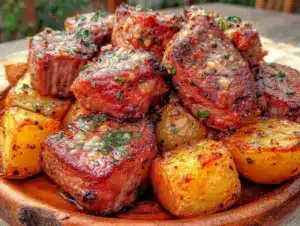 quick garlic butter steak bites - featured image