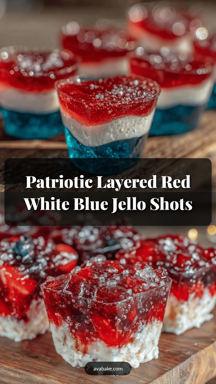 red white blue jello shots recipe