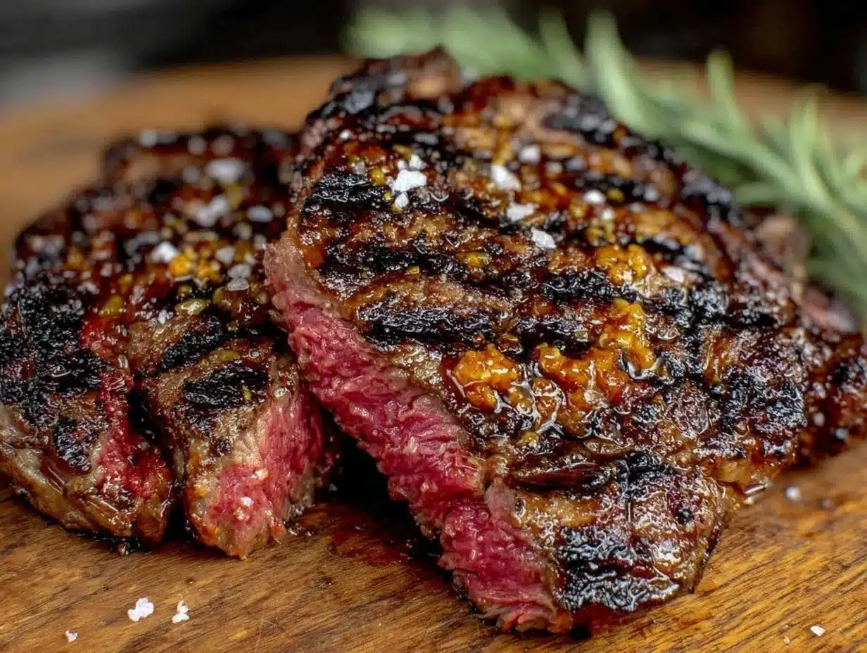 reverse-sear ribeye steak - featured image
