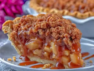 salted caramel apple pie - featured image