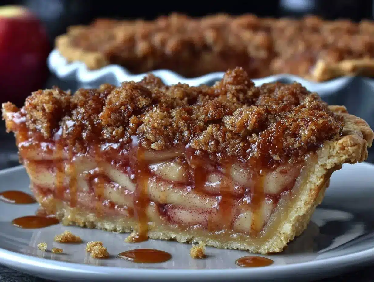 salted caramel apple pie preparation steps