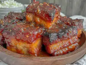 savory smoked pork belly burnt ends - featured image