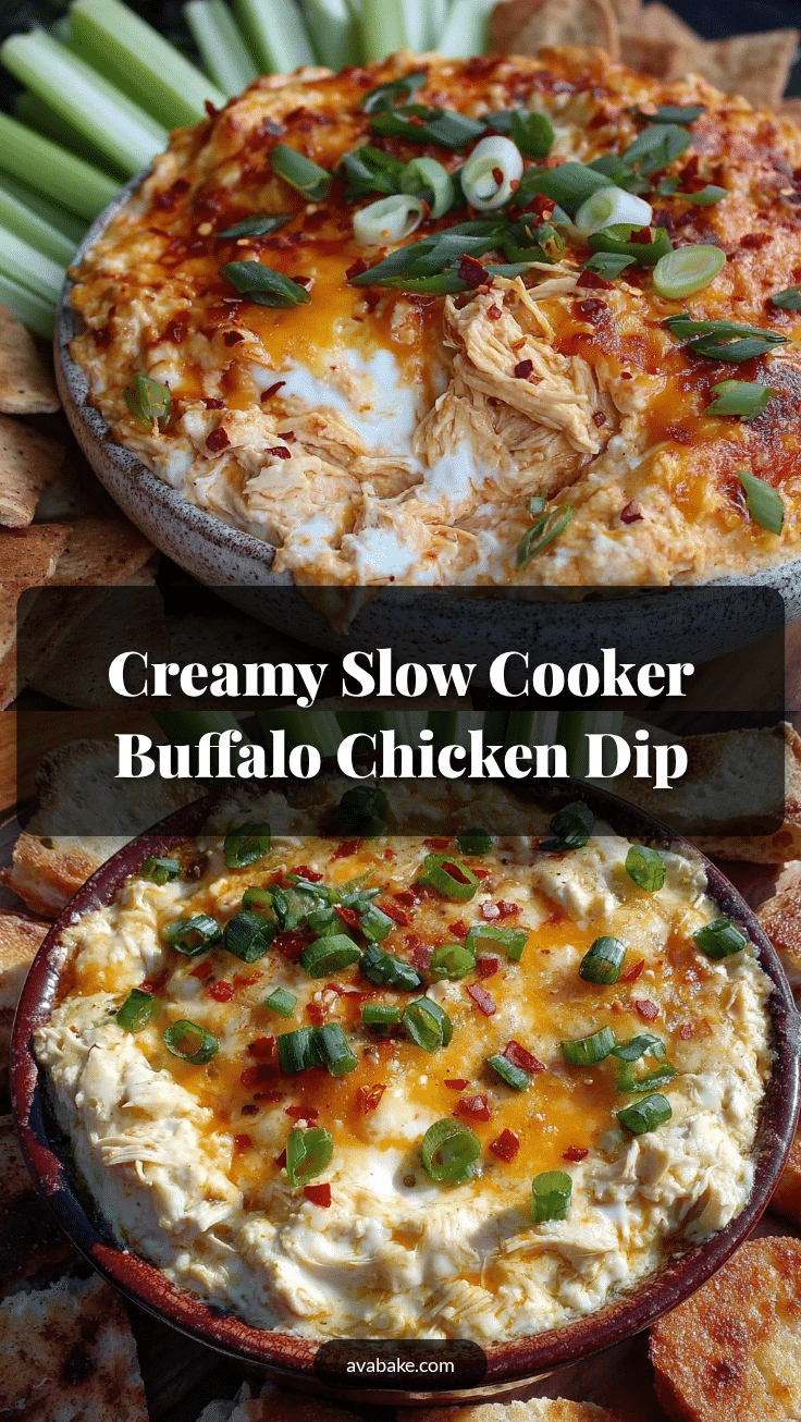 slow cooker buffalo chicken dip recipe