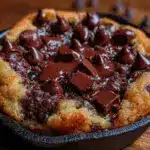 small batch chocolate chip skillet cookie - featured image