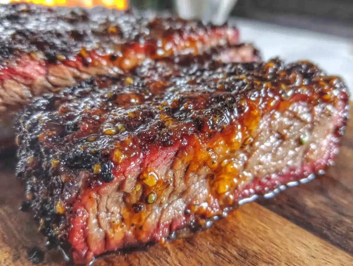 smoked brisket flat coffee rub - featured image