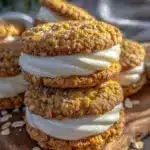 soft chewy oatmeal creme pie cookies - featured image