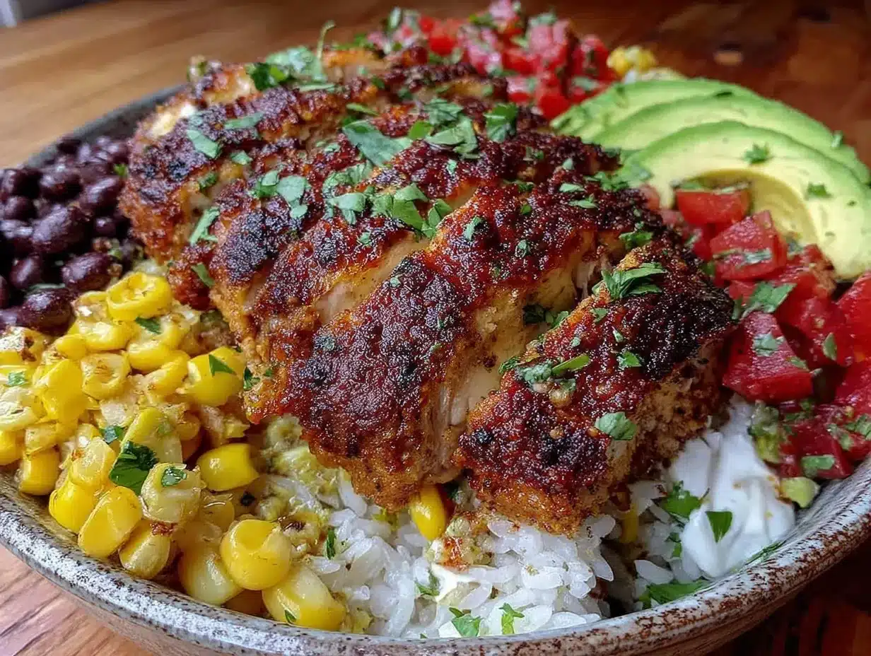 southwest chicken burrito bowl preparation steps