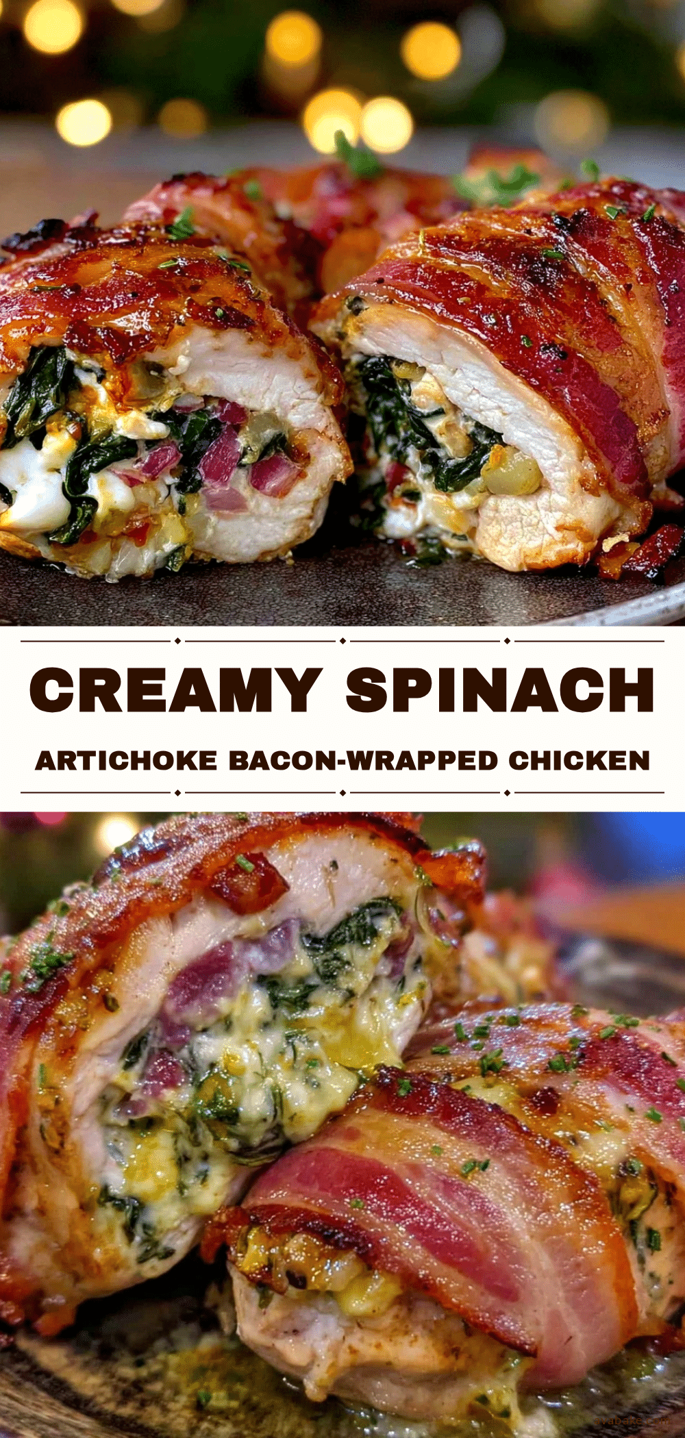 spinach and artichoke stuffed chicken breast recipe