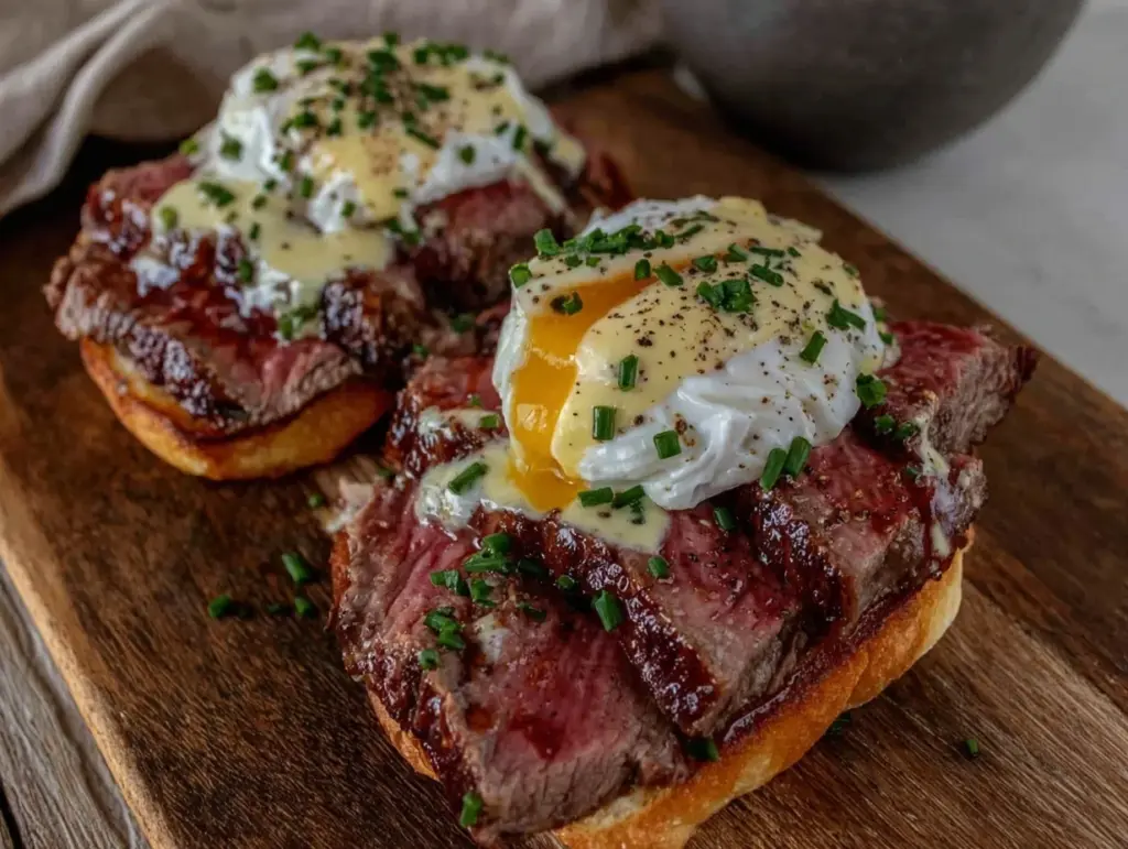 steak and eggs benedict - featured image
