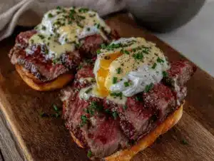 steak and eggs benedict - featured image