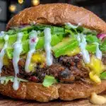 vegan black bean burger - featured image