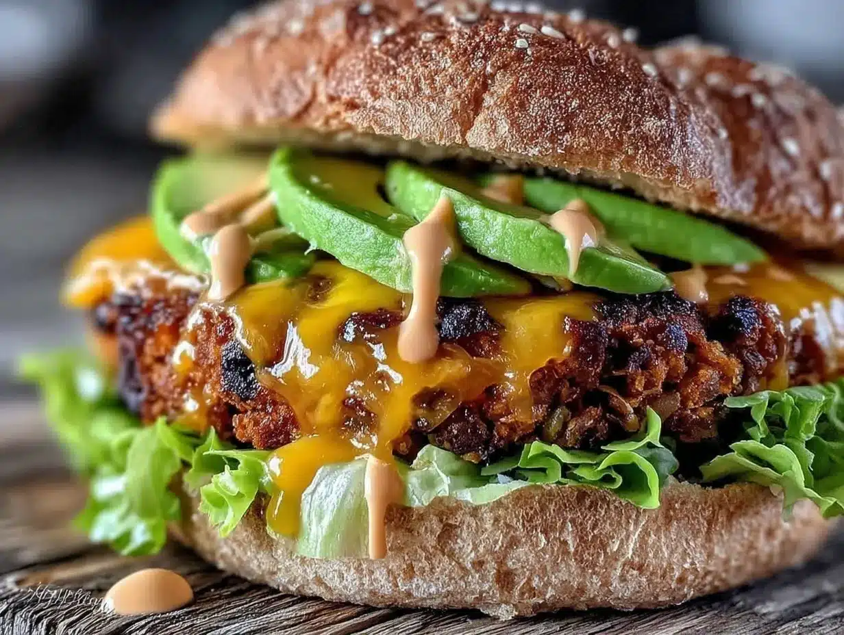 vegan black bean burger preparation steps