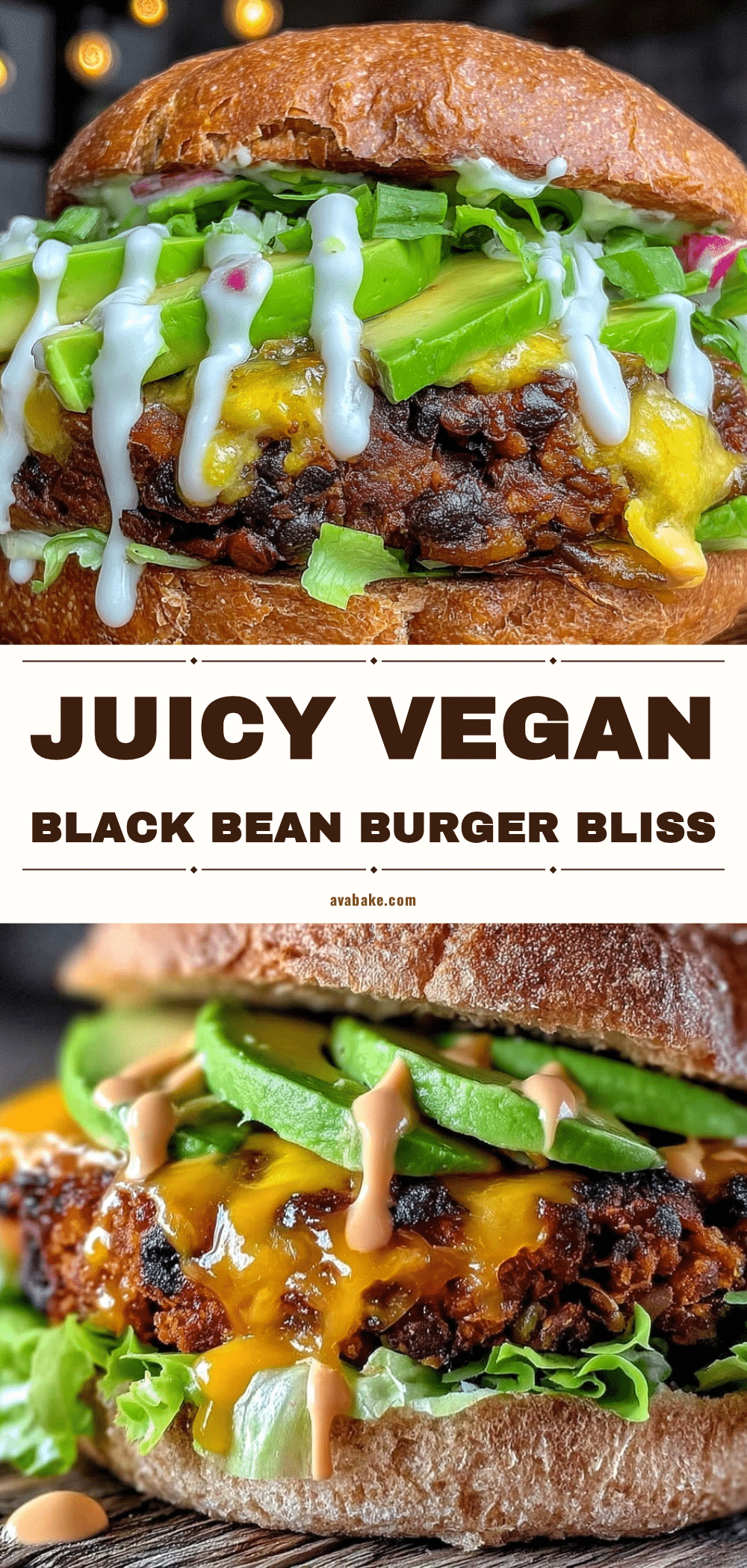 vegan black bean burger recipe