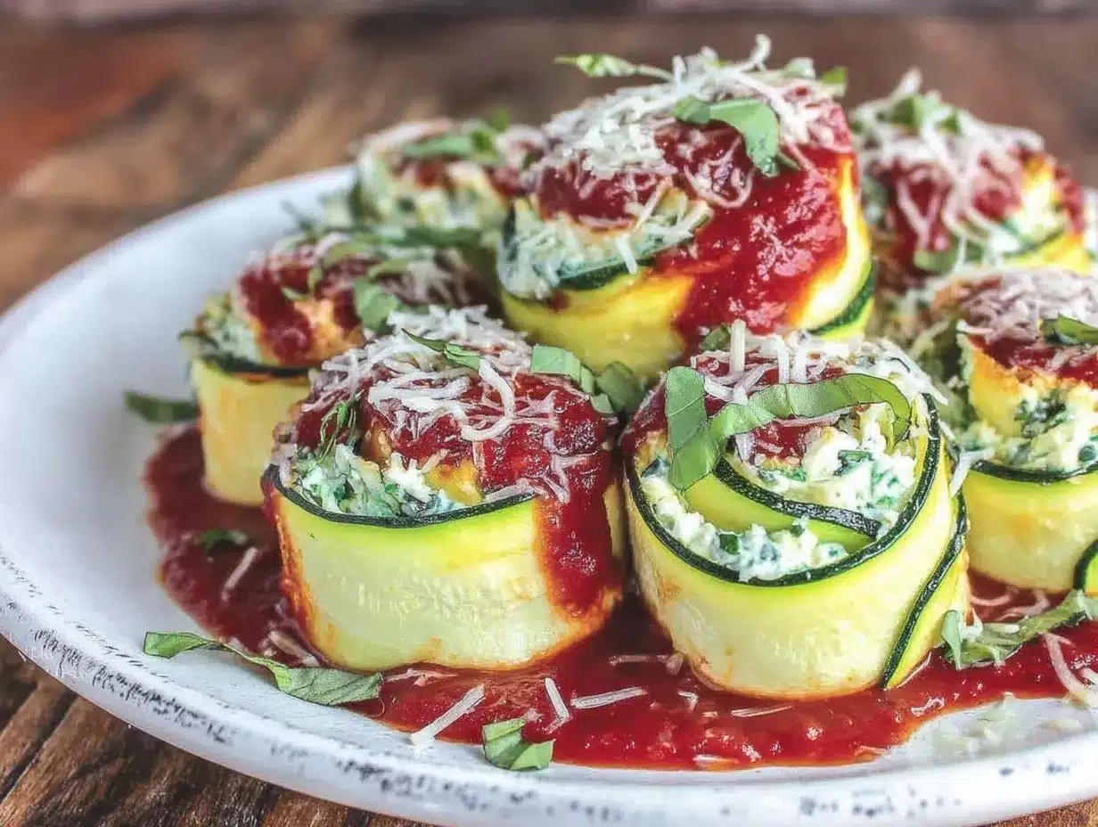 zucchini lasagna roll-ups preparation steps