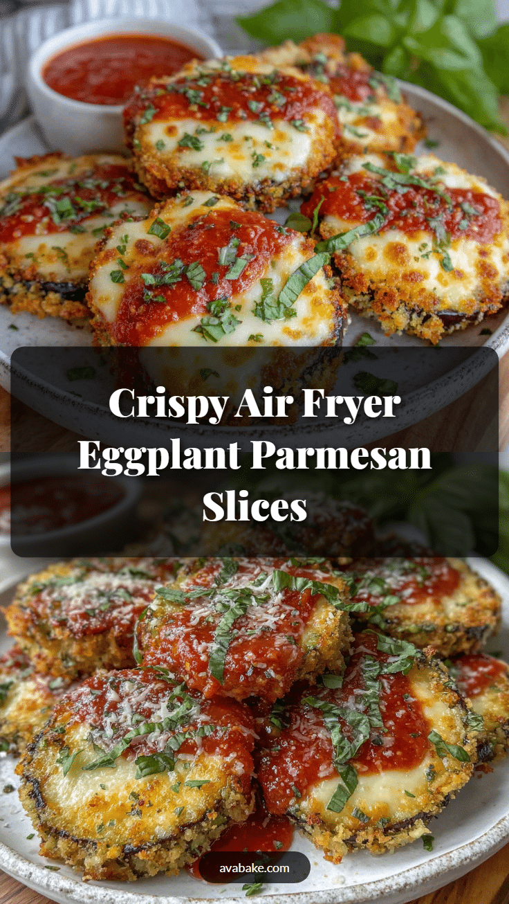 crispy air fryer eggplant parmesan recipe