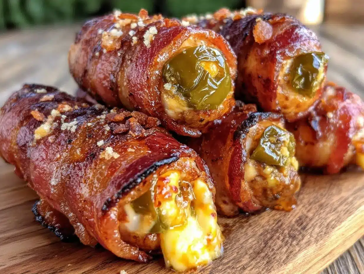 bacon-wrapped jalapeño popper corn dogs preparation steps