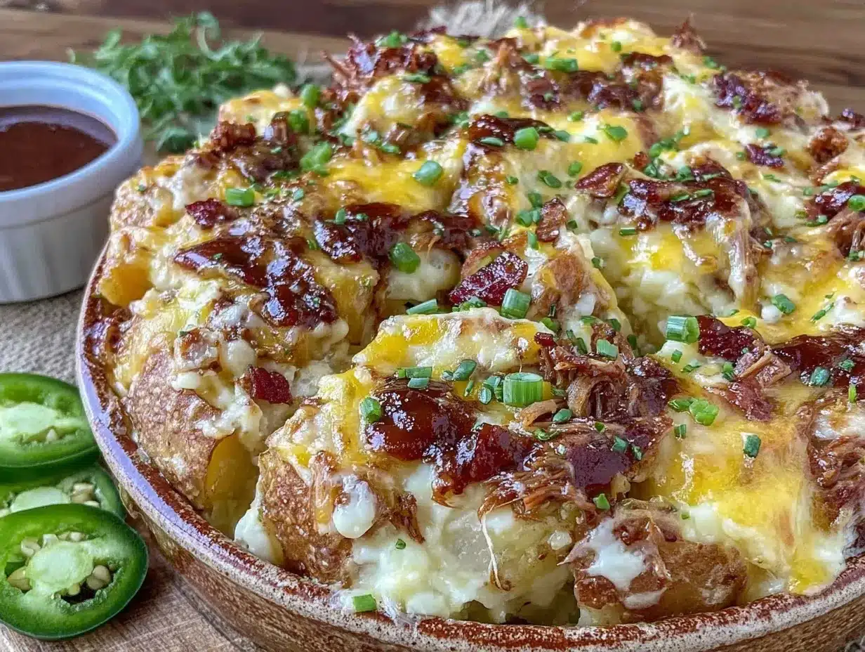 BBQ baked potato casserole preparation steps