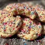 birthday cake sprinkle cookies - featured image