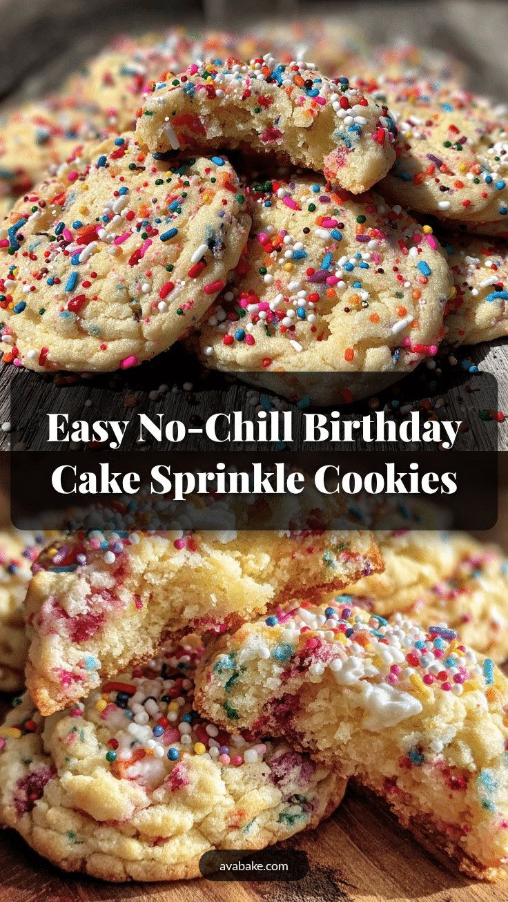 birthday cake sprinkle cookies recipe