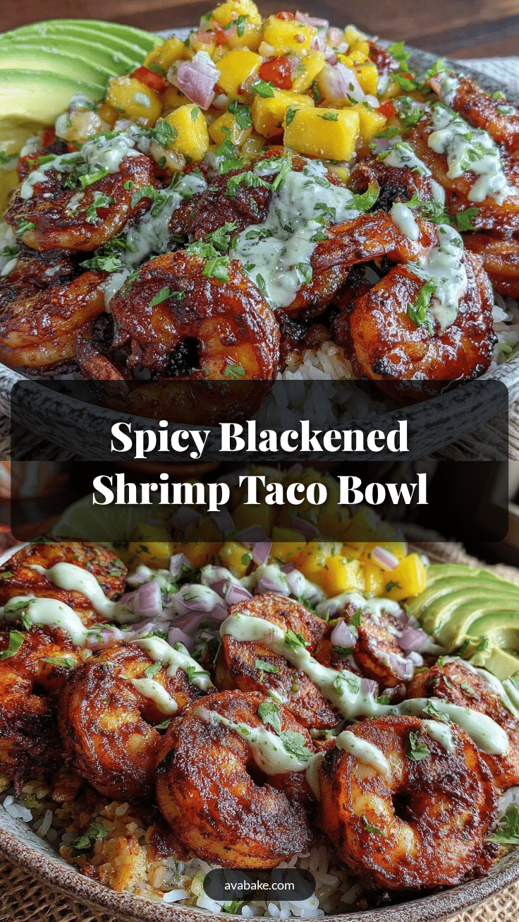 blackened shrimp taco bowl recipe