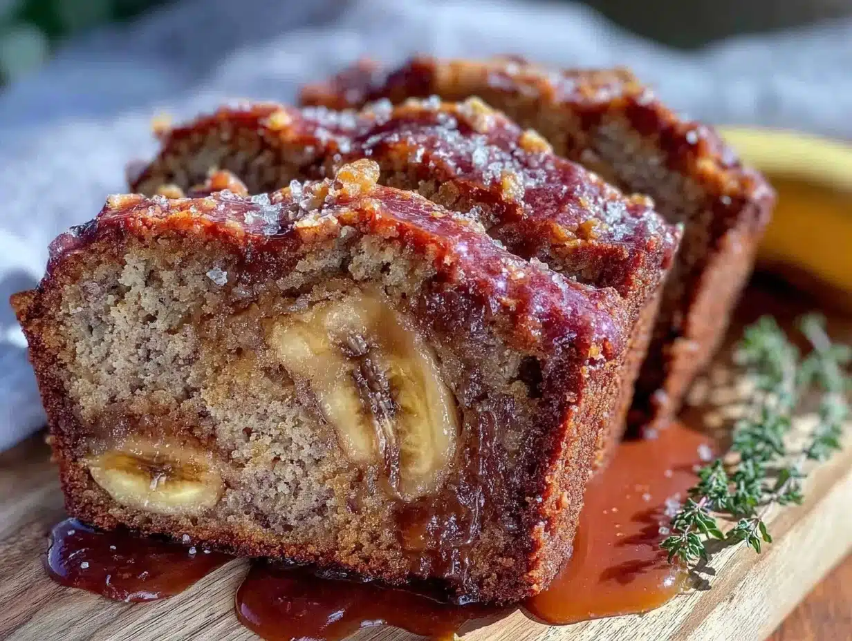 brown butter banana bread - featured image